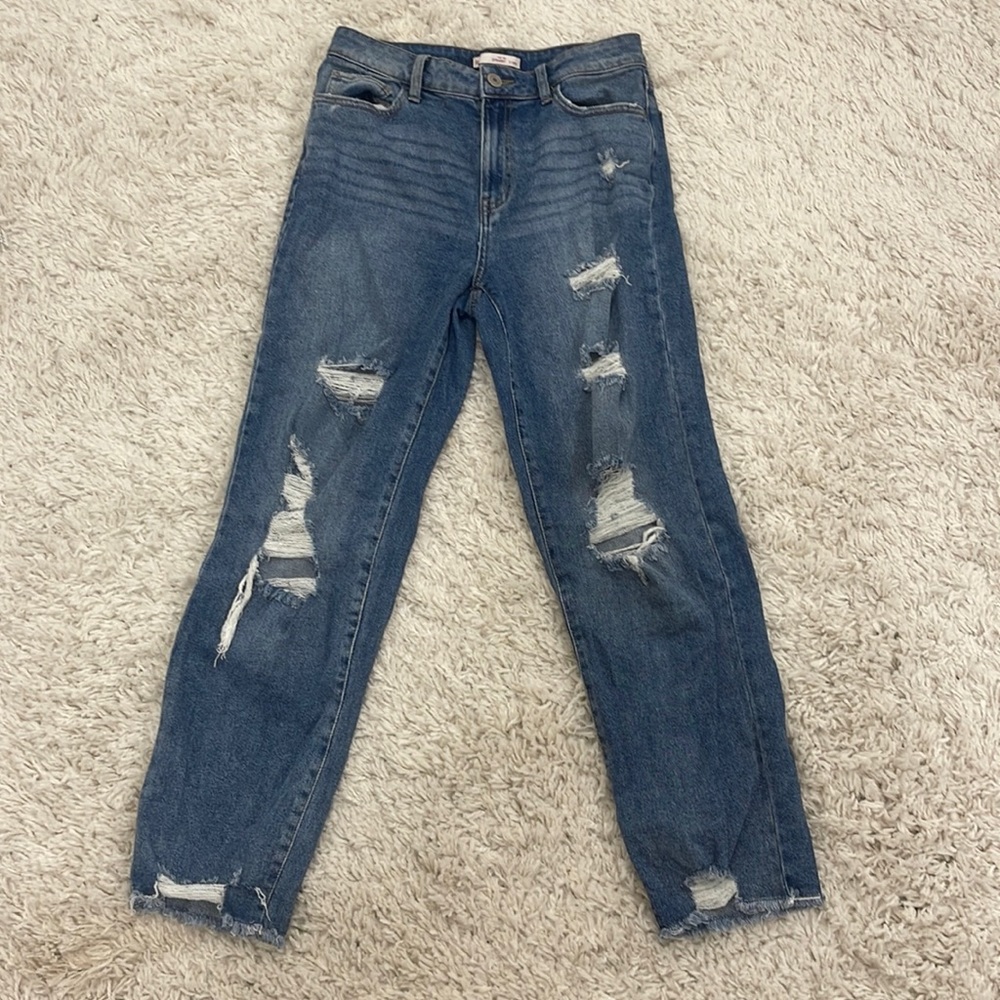 Ripped Blue Jeans